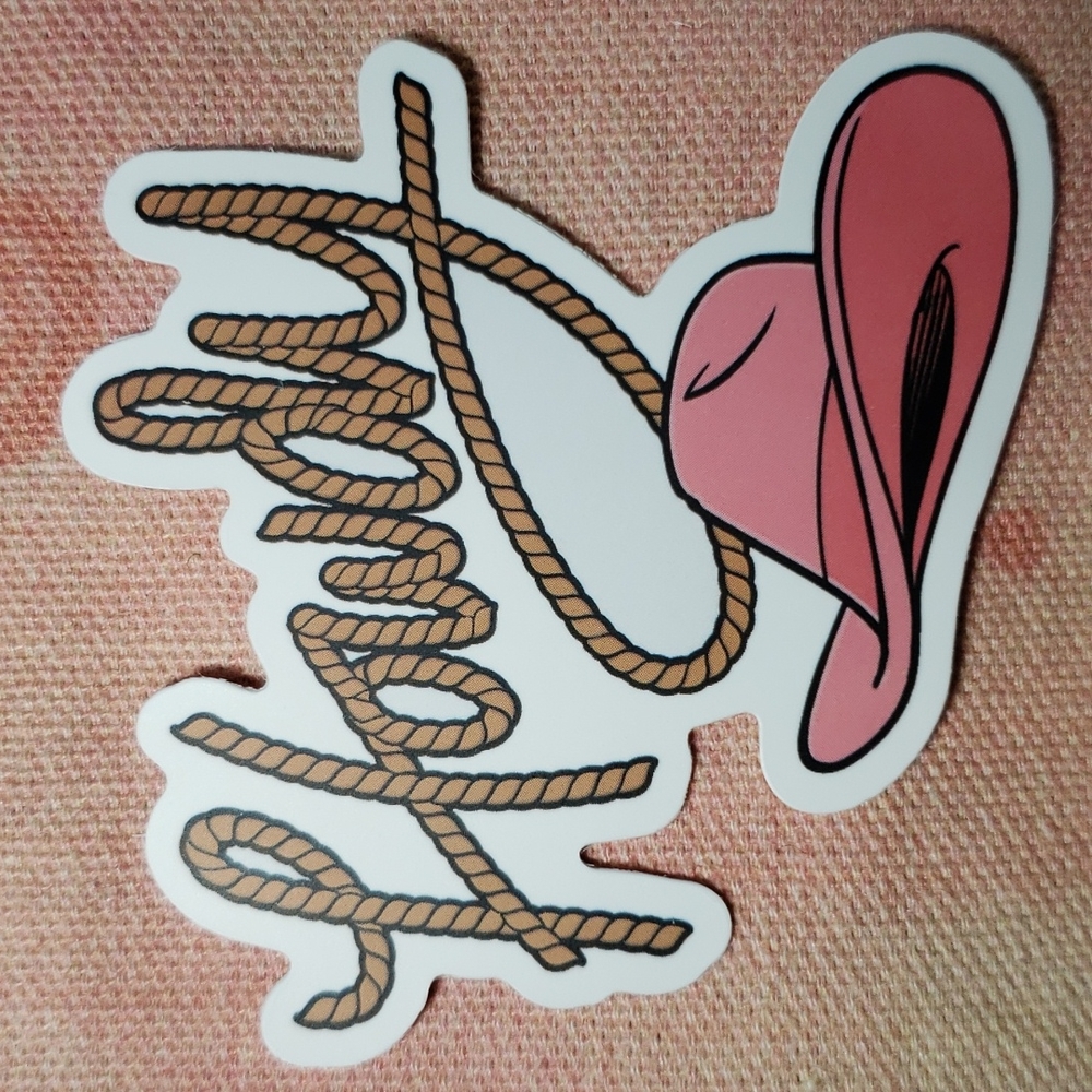(B) Howdy Sticker Pegantinas Vaqueras Farmhouse Decor Cowgirl Sticker